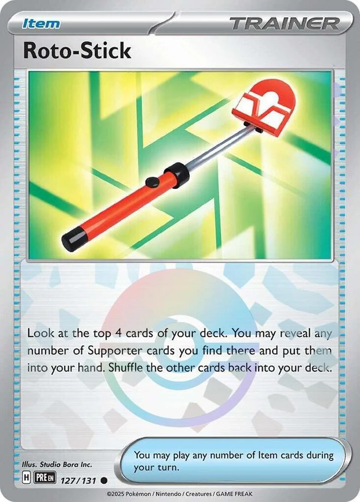 Roto-Stick - Poké Ball Pattern - 127/131 - Common [sv085-127] [Reverse Holo]