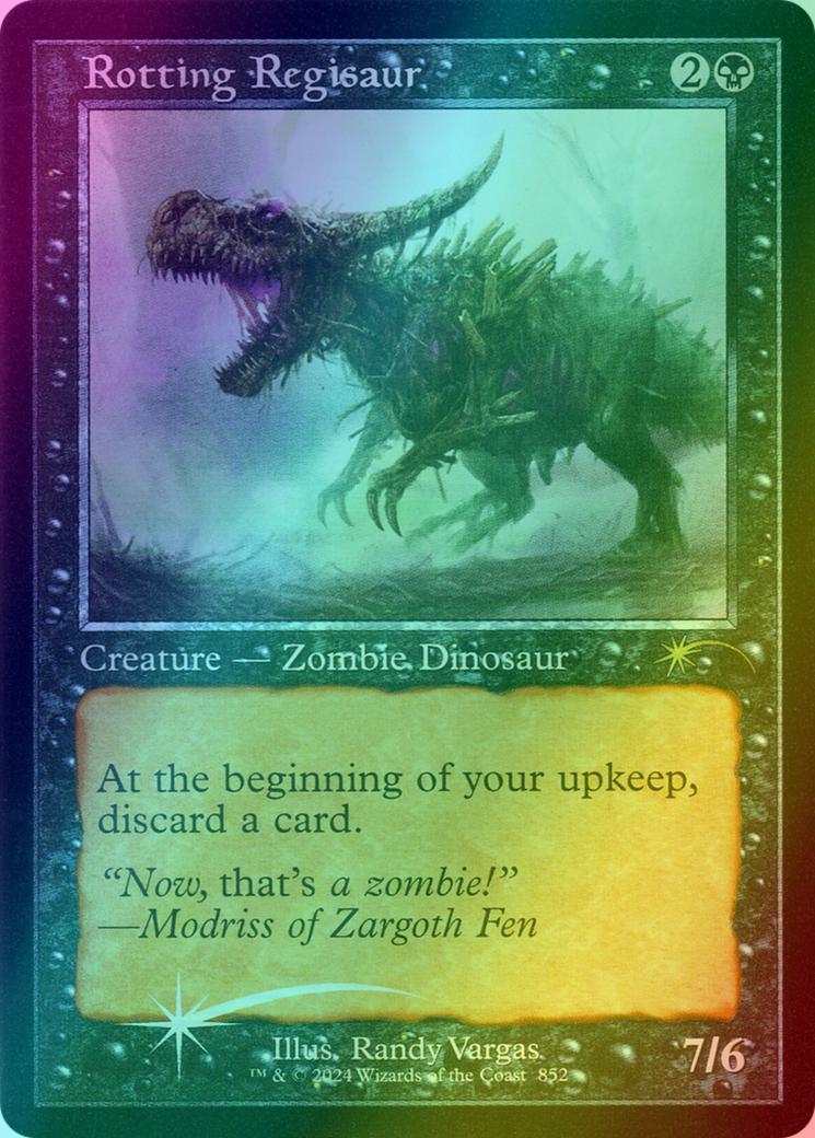 Rotting Regisaur [0852] [Retro Frame] [Randy Vargas] [Secret Lair Drop] [Foil]