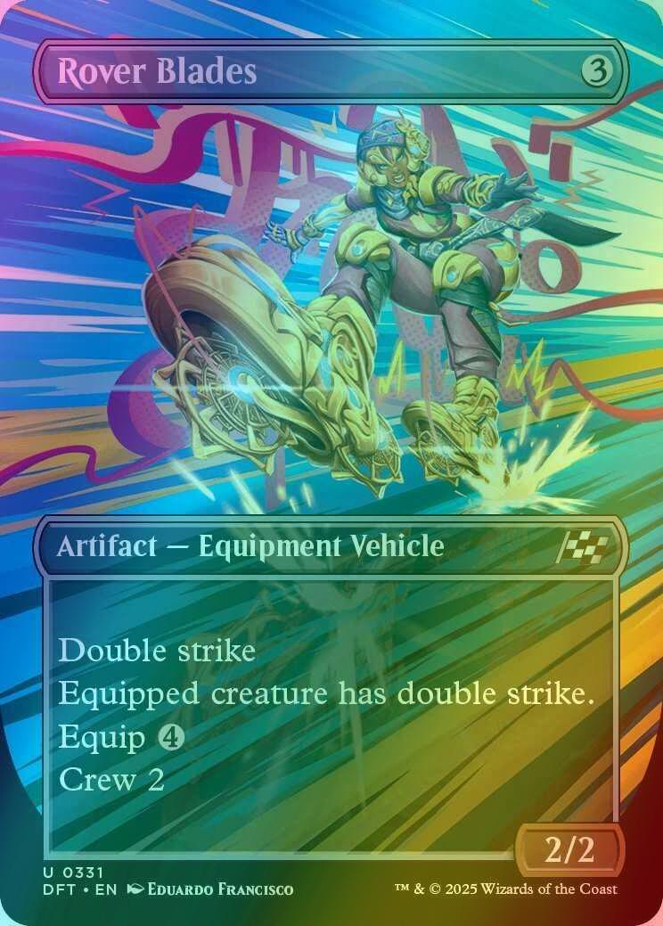 Rover Blades [331] [Borderless] [Revved Up] [Aetherdrift] [Foil]