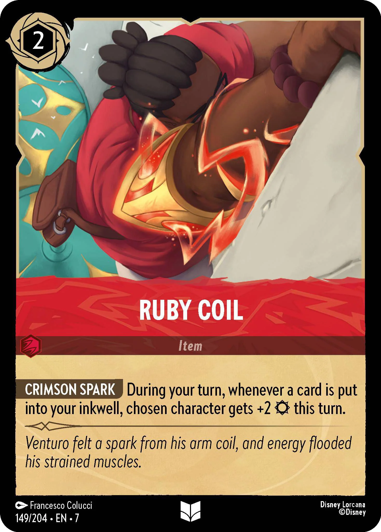 Ruby Coil - 149/204 [Archazia's Island] [Non-Foil]