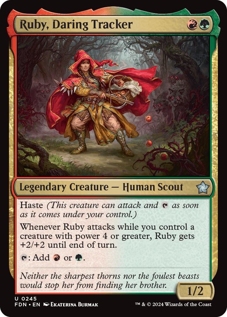 Ruby, Daring Tracker [245] [Foundations] [Non-Foil]