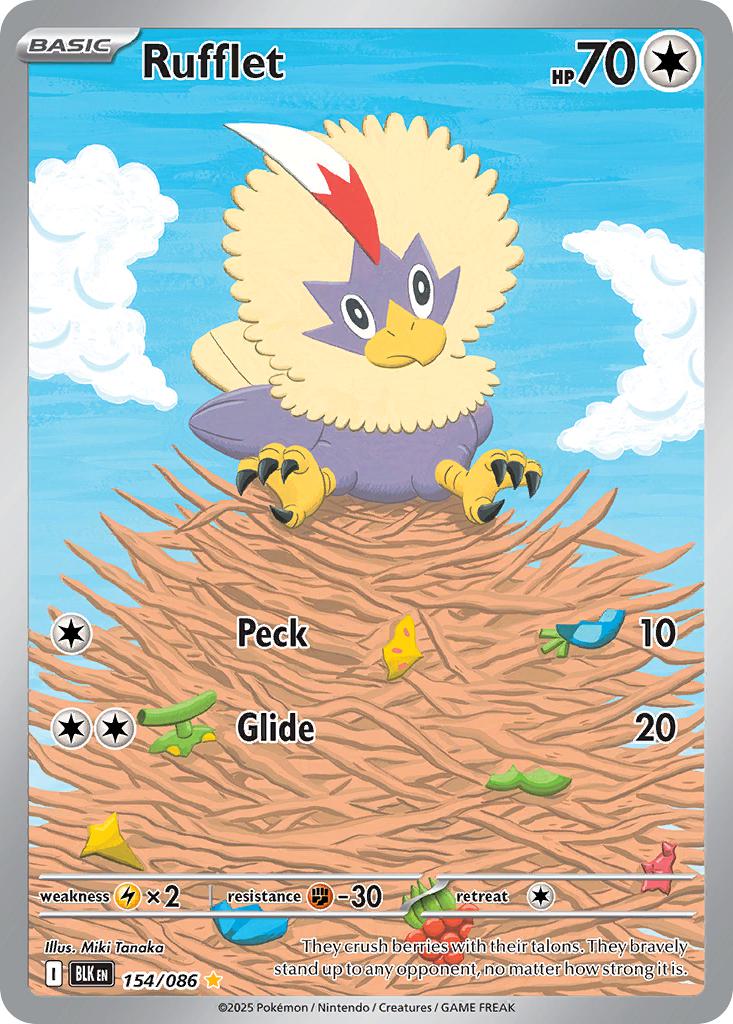 Rufflet - 154/086 - Illustration Rare [sv105b-154] [Ultra]