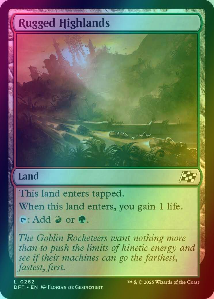 Rugged Highlands [262] [Aetherdrift] [Foil]