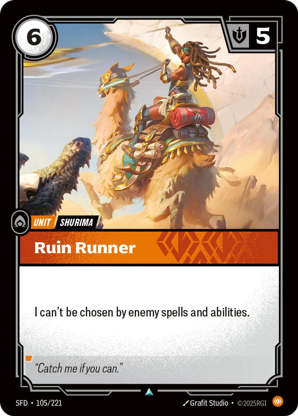 Ruin Runner - 105/221 [Spiritforged] [Non Foil]