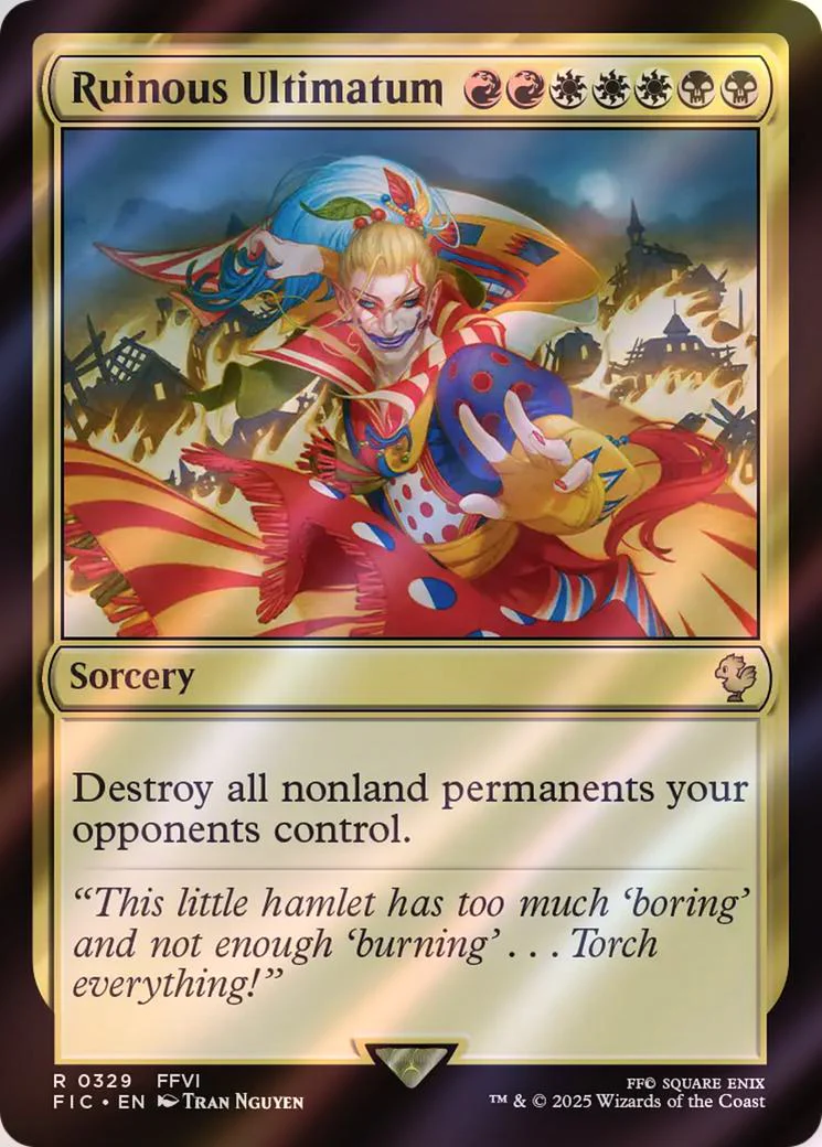 Ruinous Ultimatum [329] [FINAL FANTASY: Commander] [Surge Foil]