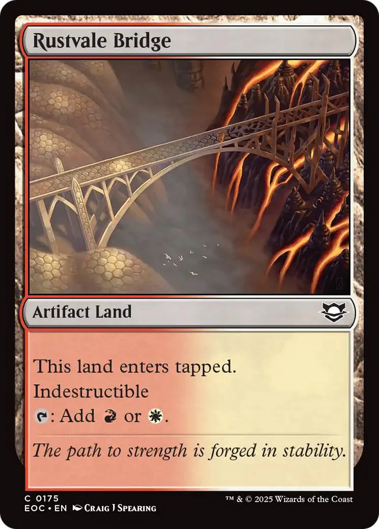 Rustvale Bridge [175] [Edge of Eternities: Commander] [Non-Foil]