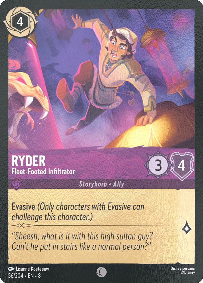 Ryder - Fleet-Footed Infiltrator - 56/204 [Reign of Jafar] [Cold Foil]