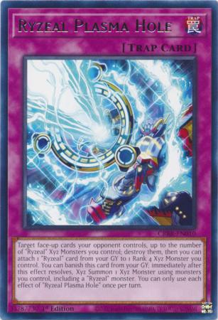 Ryzeal Plasma Hole - CRBR-EN010 - Rare - 1st Edition