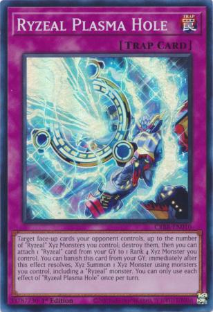 Ryzeal Plasma Hole - CRBR-EN010 - Super Rare - 1st Edition