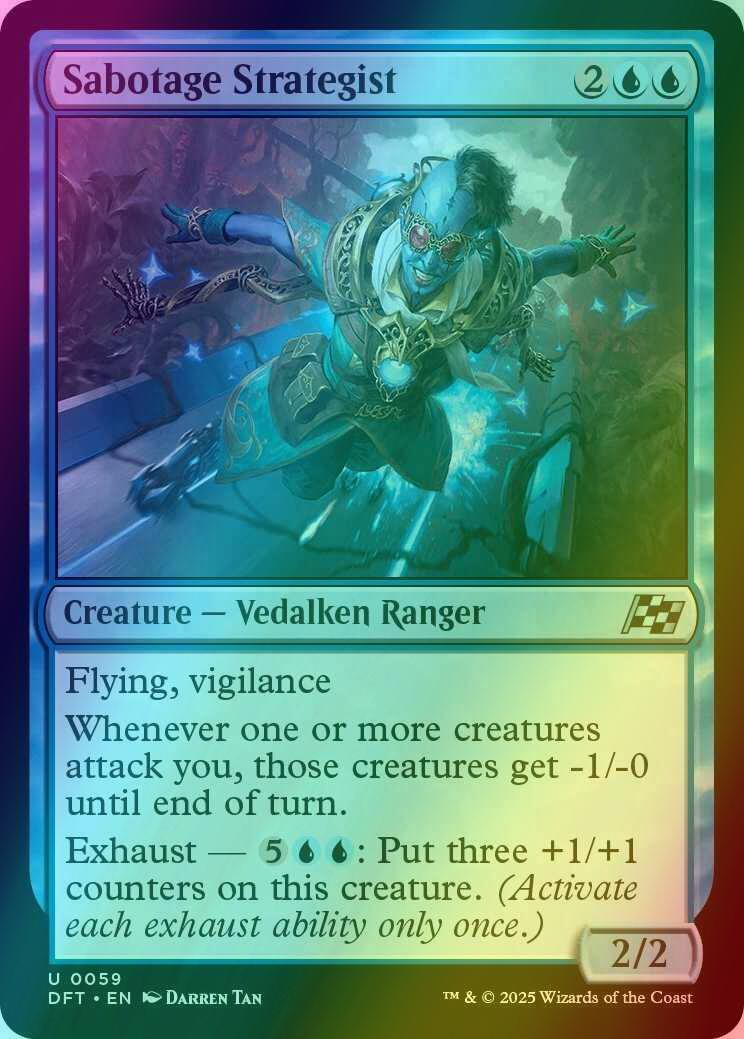 Sabotage Strategist [59] [Aetherdrift] [Foil]