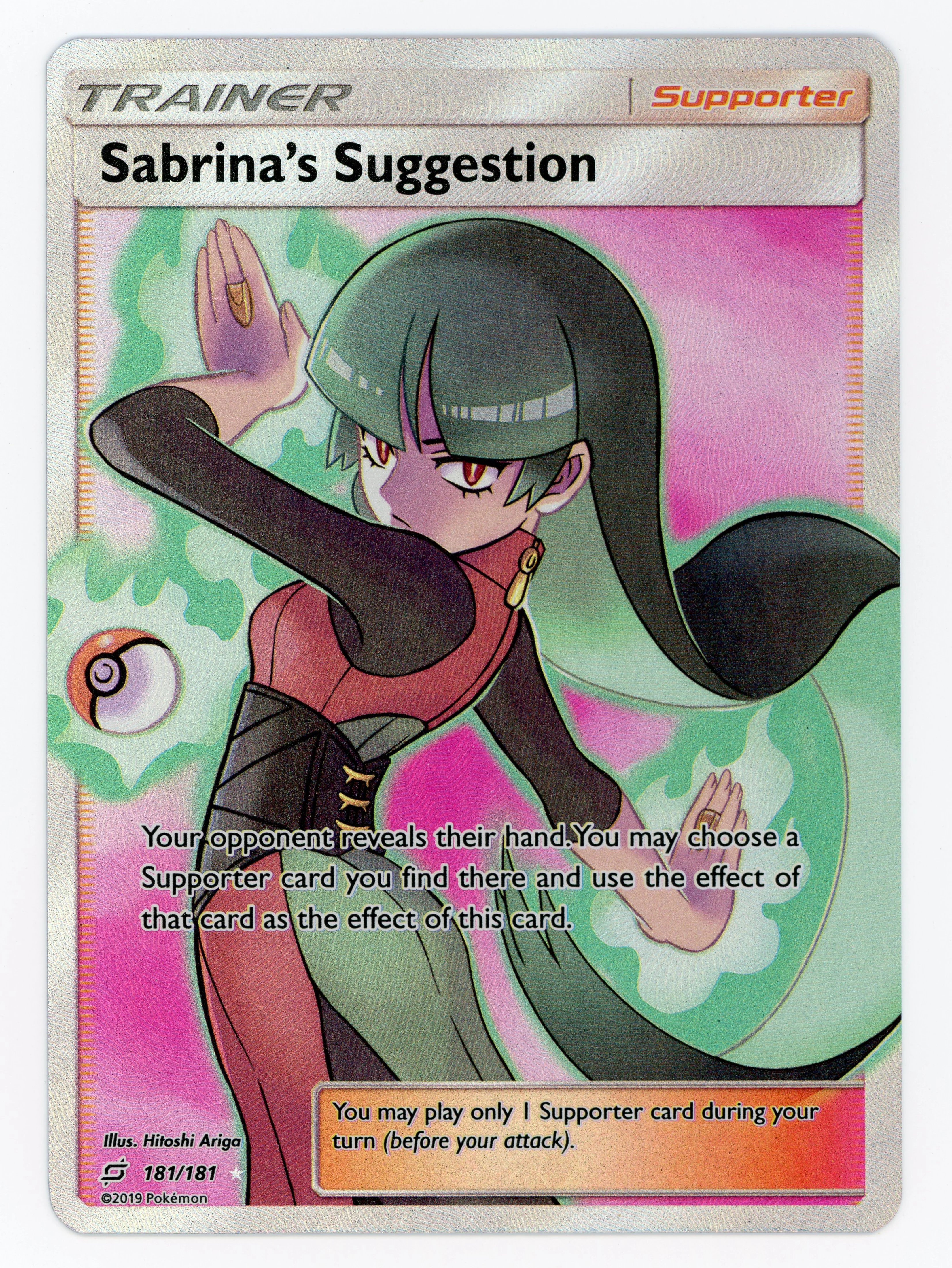 Sabrina's Suggestion - 181/181 - Rare Ultra - Ultra Rare - Scan 14035