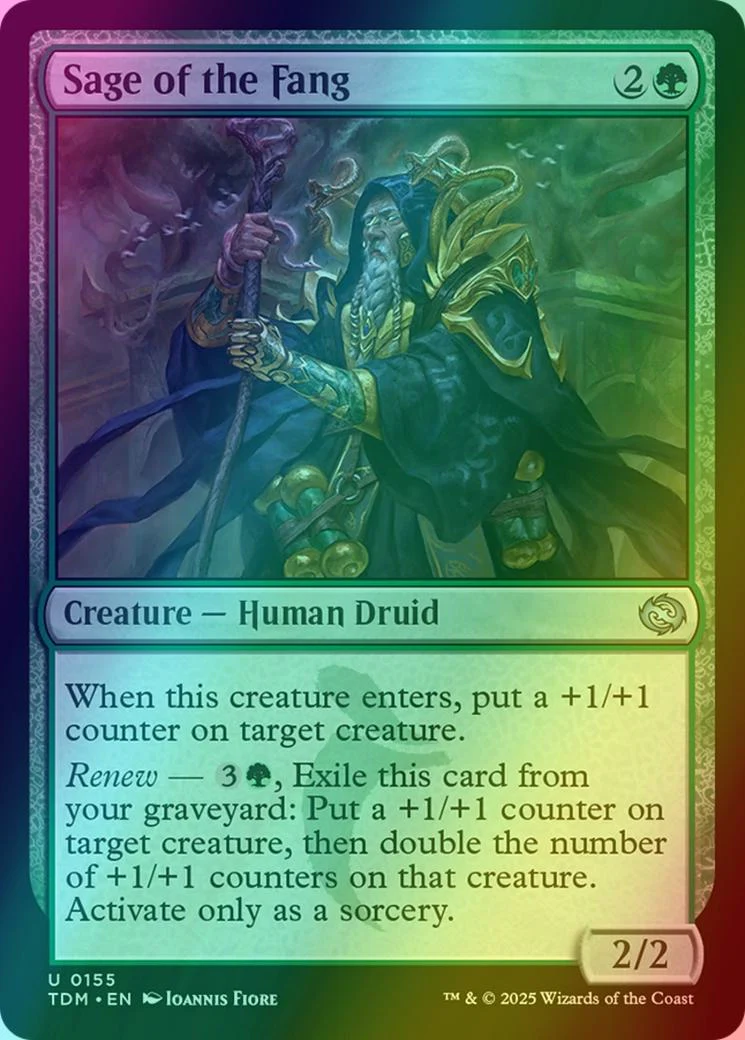 Sage of the Fang [155] [Tarkir: Dragonstorm] [Foil]