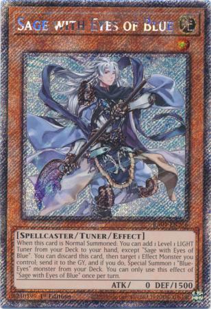 Sage with Eyes of Blue - RA04-EN266 - Platinum Secret Rare - 1st Edition