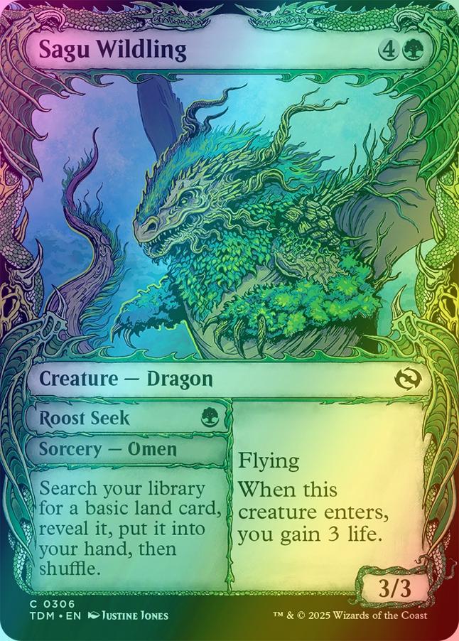 Sagu Wildling // Roost Seek [306] [Draconic Frame Showcase] [Tarkir: Dragonstorm] [Foil]