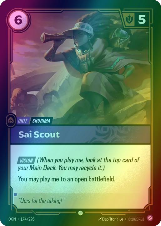 Sai Scout - 174/298 [Origins] [Foil]