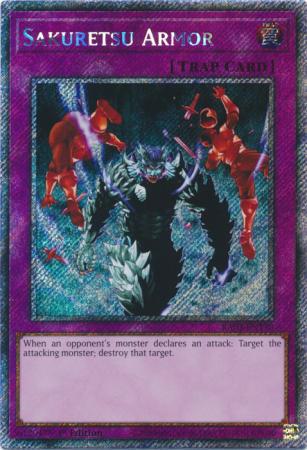 Sakuretsu Armor - RA03-EN130 - Platinum Secret Rare - 1st Edition