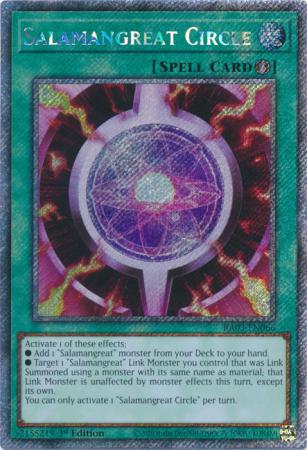 Salamangreat Circle - RA03-EN066 - Platinum Secret Rare - 1st Edition