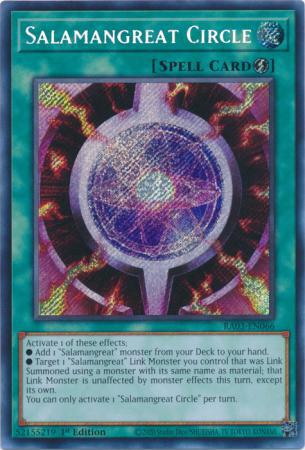Salamangreat Circle - RA03-EN066 - Secret Rare - 1st Edition