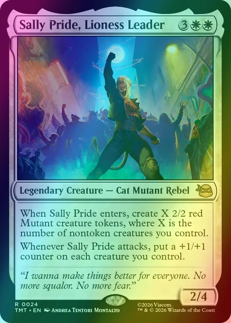 Sally Pride, Lioness Leader [24] [Teenage Mutant Ninja Turtles] [Foil]