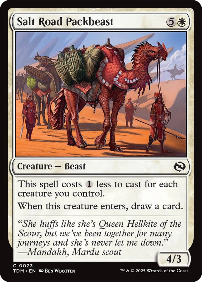 Salt Road Packbeast [23] [Tarkir: Dragonstorm] [Non-Foil]