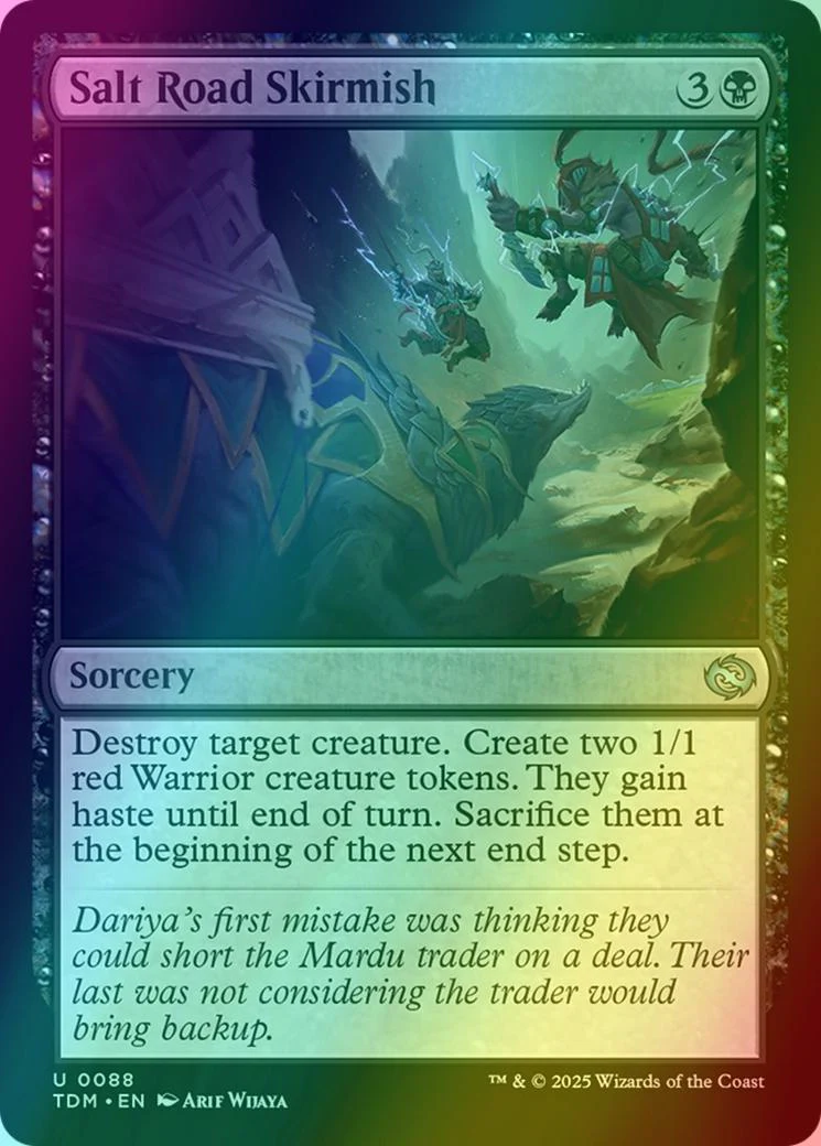 Salt Road Skirmish [88] [Tarkir: Dragonstorm] [Foil]