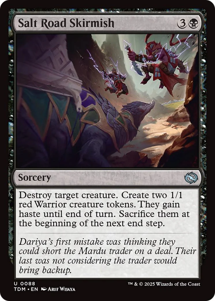 Salt Road Skirmish [88] [Tarkir: Dragonstorm] [Non-Foil]