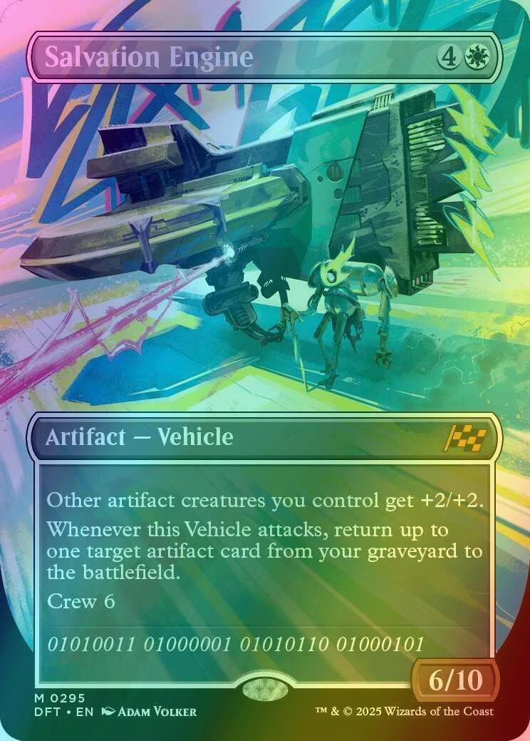 Salvation Engine [295] [Borderless] [Revved Up] [Aetherdrift] [Foil]