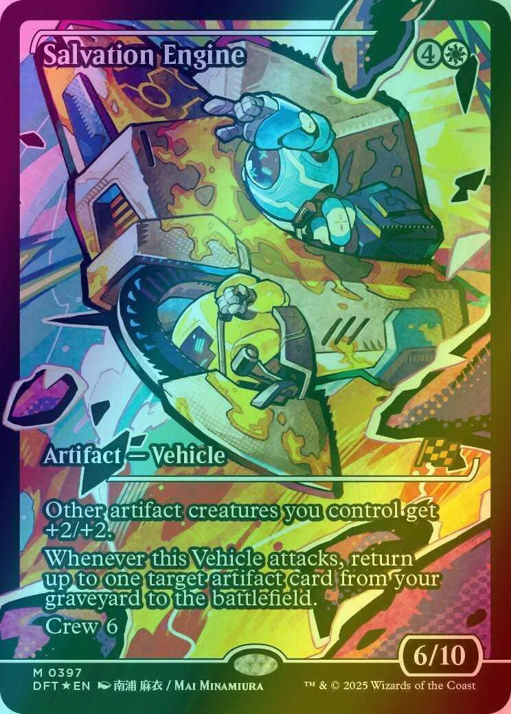 Salvation Engine [397] [Japan Showcase] [Aetherdrift] [Foil]