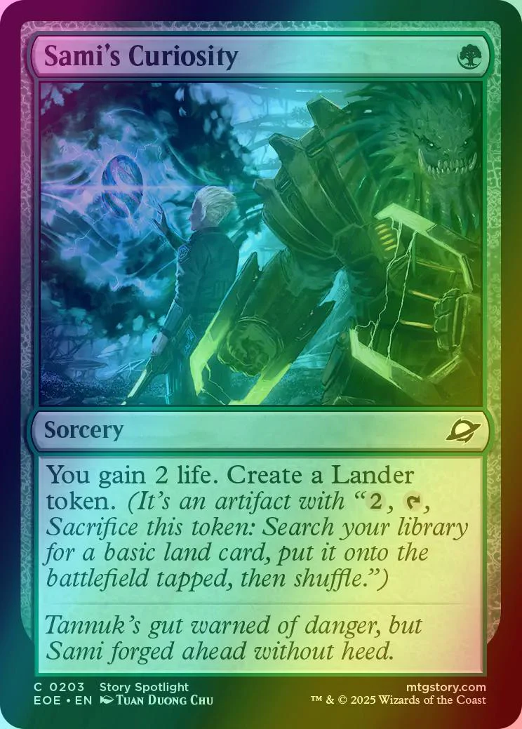 Sami's Curiosity [203] [Edge of Eternities] [Foil]