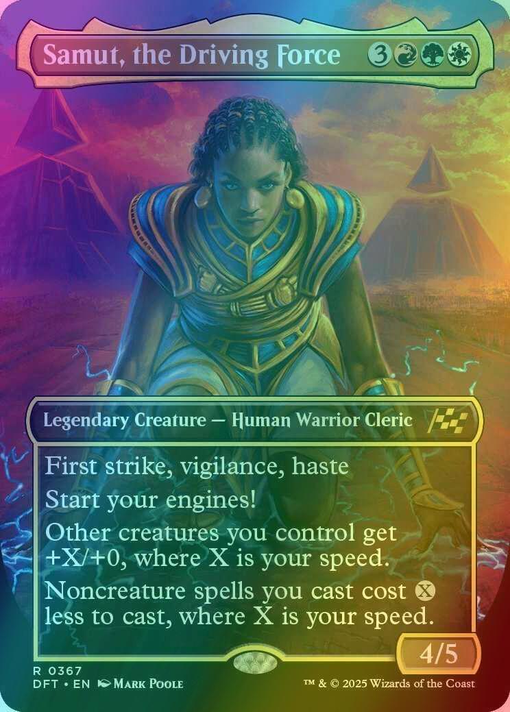 Samut, the Driving Force [367] [Borderless] [Aetherdrift] [Foil]