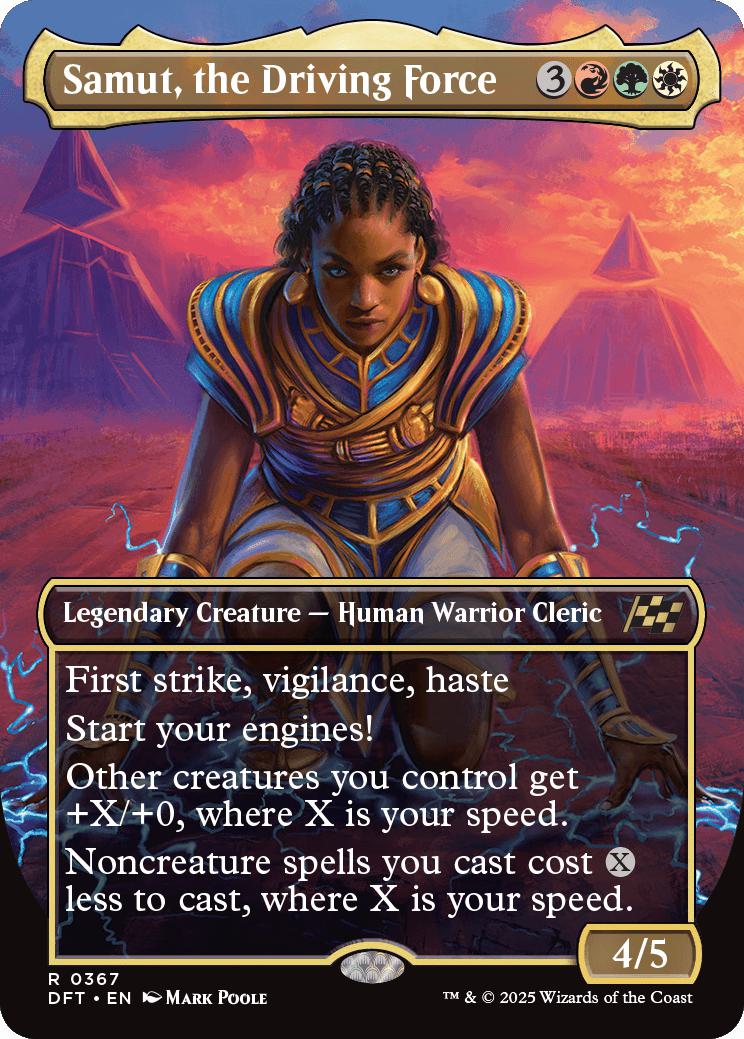 Samut, the Driving Force [367] [Borderless] [Aetherdrift] [Non-Foil]