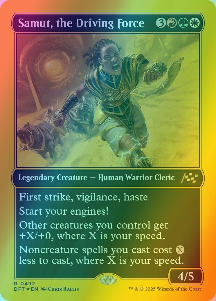 Samut, the Driving Force [492] [Aetherdrift] [First-place Foil]