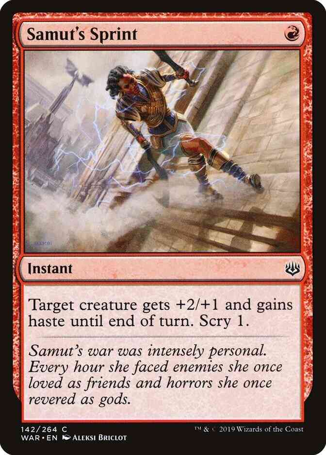 Samut's Sprint [142] [War of the Spark] [Non-Foil]
