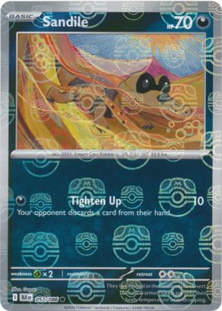 Sandile - Master Ball Pattern - 057/086 - Common [sv105b-057] [Reverse Holo]