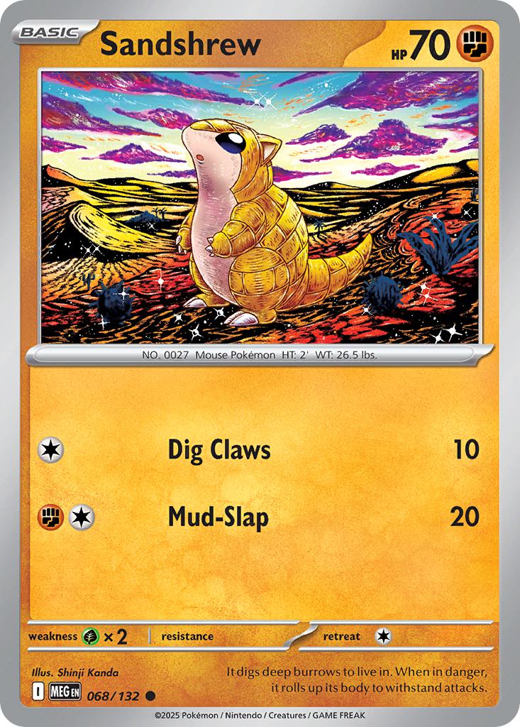 Sandshrew - 068/132 - Common [me01-068] [Non-Holo]