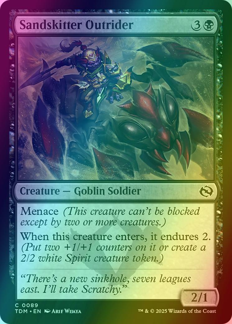Sandskitter Outrider [89] [Tarkir: Dragonstorm] [Foil]