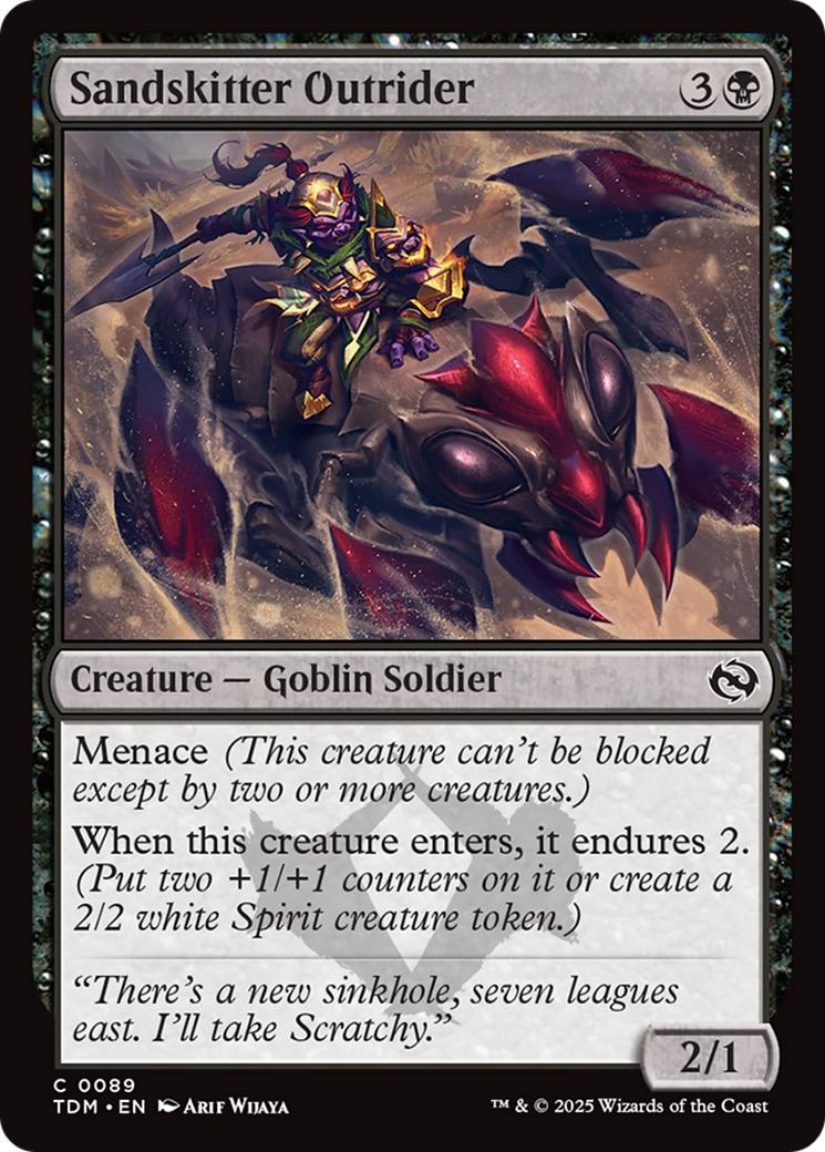Sandskitter Outrider [89] [Tarkir: Dragonstorm] [Non-Foil]