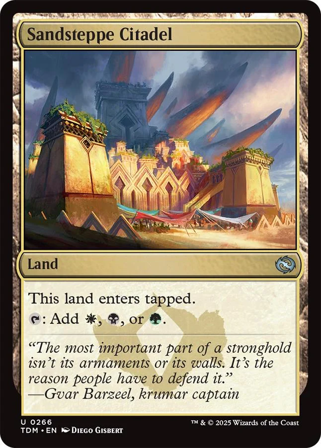 Sandsteppe Citadel [266] [Tarkir: Dragonstorm] [Non-Foil]