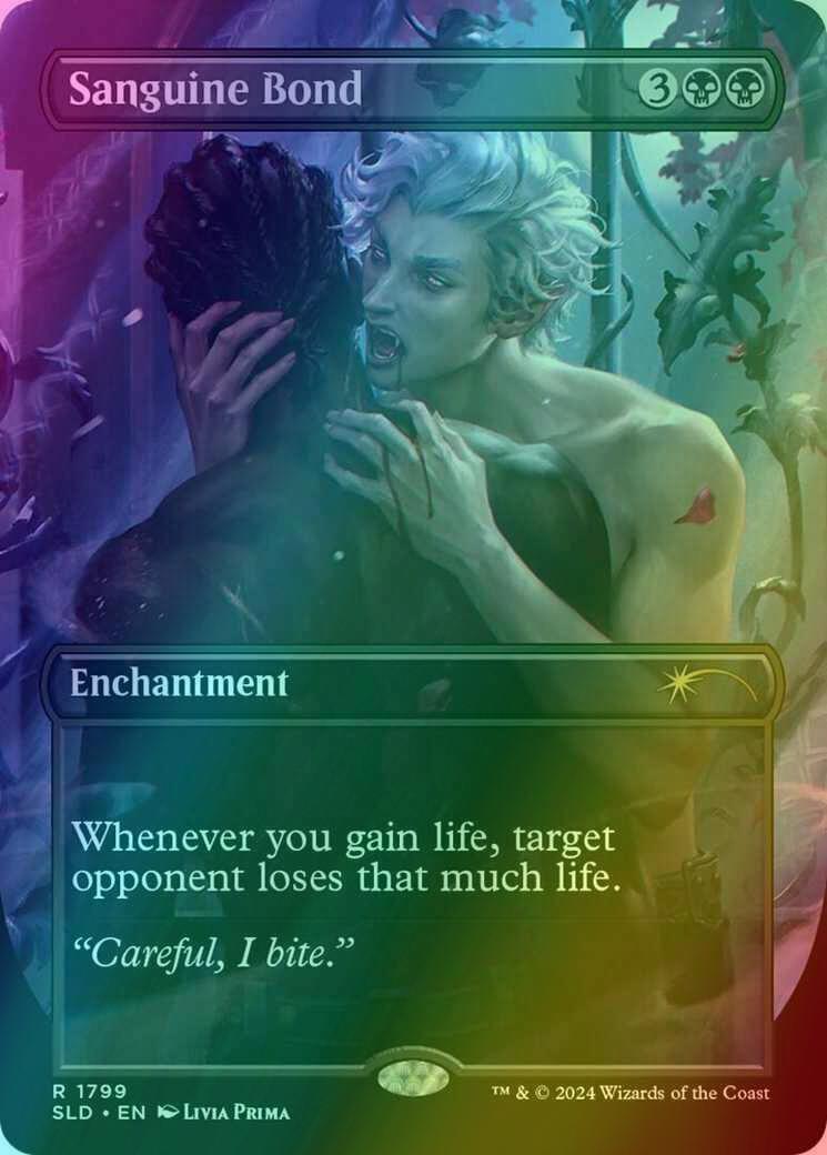 Sanguine Bond [1799] [Borderless] [Astarion's Thirst] [Secret Lair Drop] [Foil]