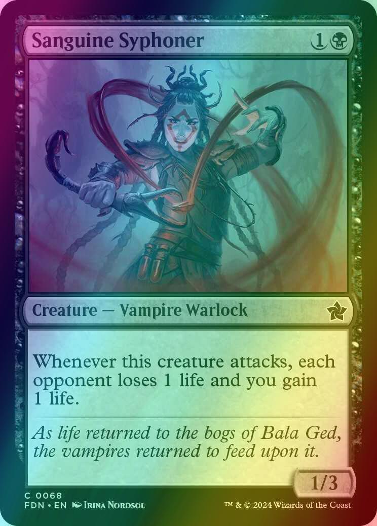 Sanguine Syphoner [68] [Foundations] [Foil]