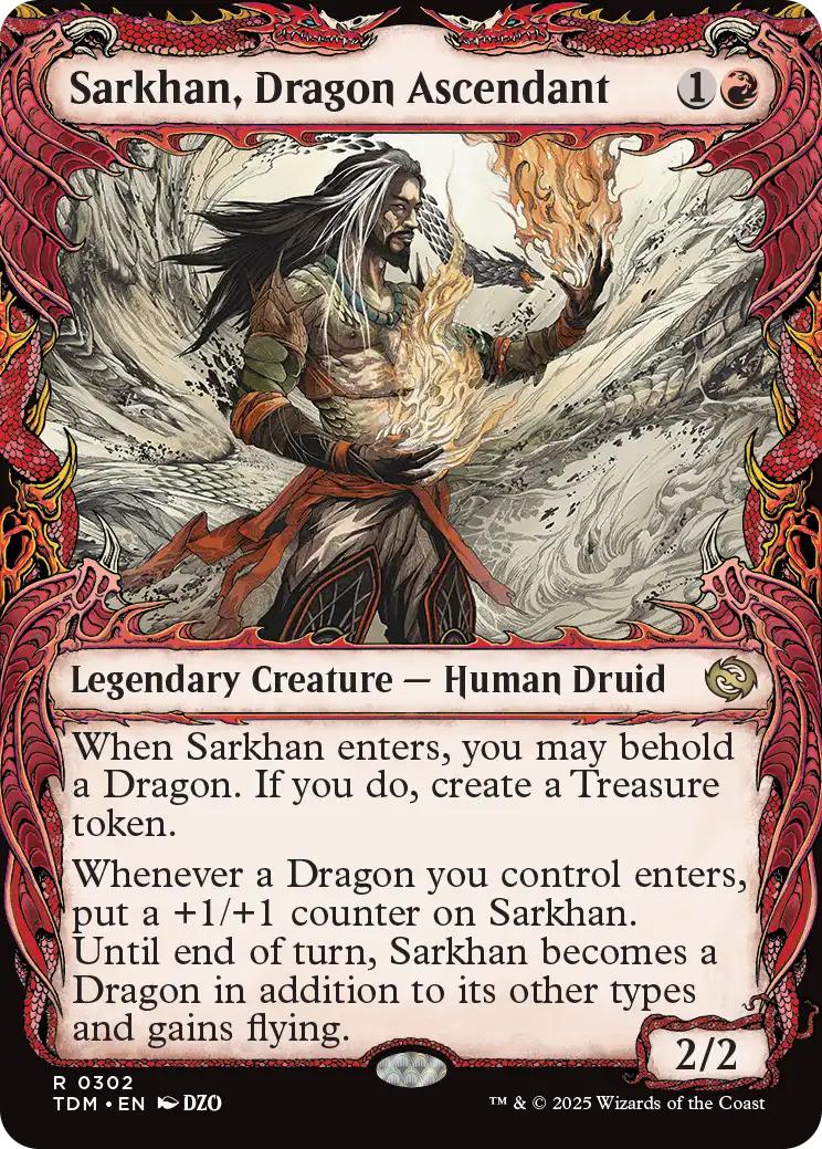 Sarkhan, Dragon Ascendant [302] [Draconic Frame Showcase] [Tarkir: Dragonstorm] [Non-Foil]