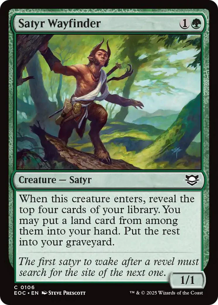 Satyr Wayfinder [106] [Edge of Eternities: Commander] [Non-Foil]