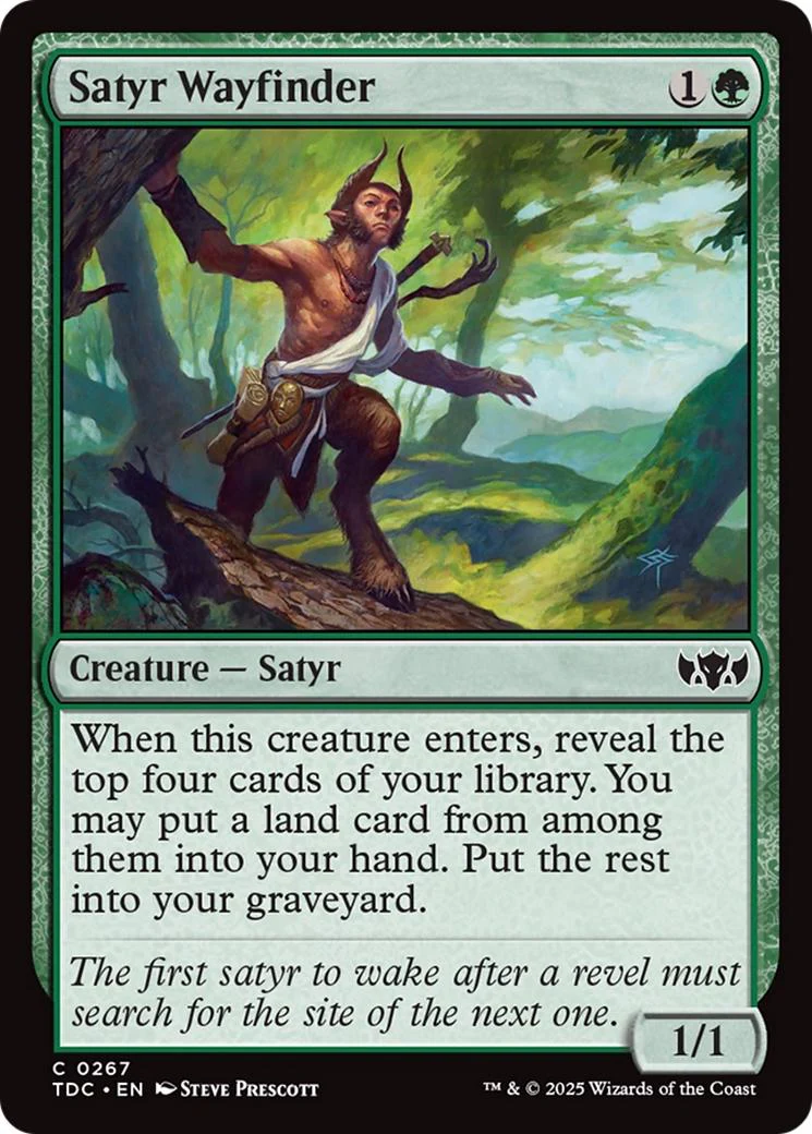 Satyr Wayfinder [267] [Tarkir: Dragonstorm: Commander] [Non-Foil]