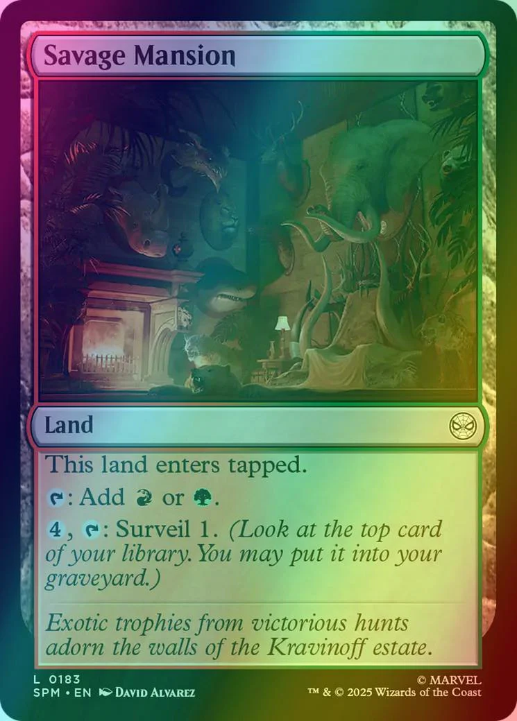 Savage Mansion [183] [Marvel's Spider-Man] [Foil]