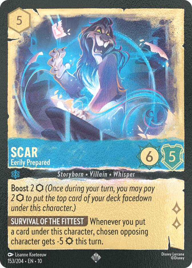 Scar - Eerily Prepared - 153/204 [Whispers in the Well] [Cold Foil]