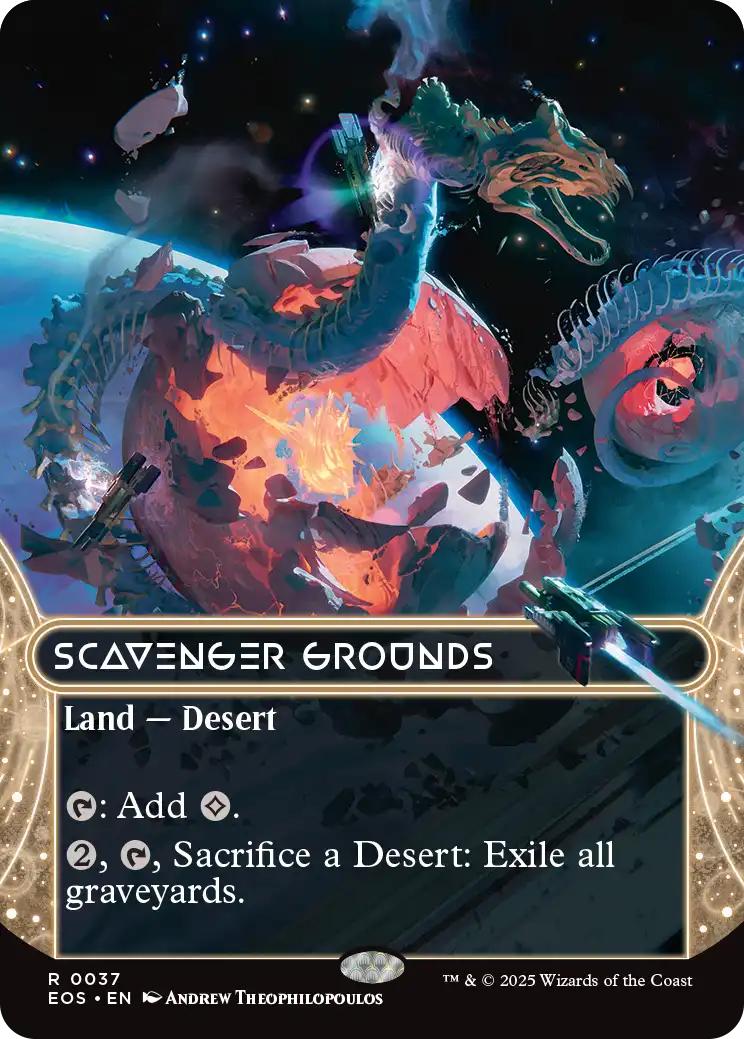 Scavenger Grounds [37] [Borderless] [Edge of Eternities: Stellar Sights] [Non-Foil]