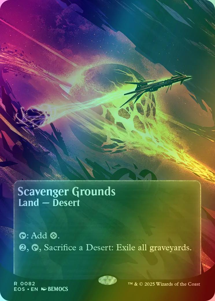 Scavenger Grounds [82] [Borderless] [Poster] [Edge of Eternities: Stellar Sights] [Foil]