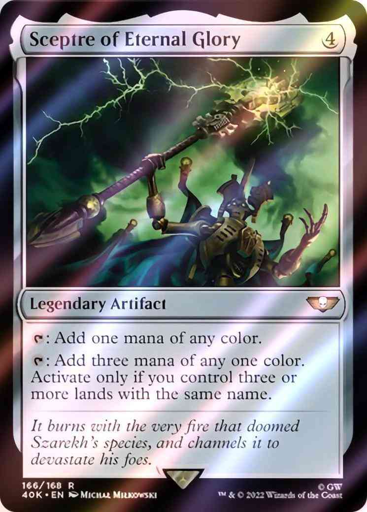 Sceptre of Eternal Glory [166] [Universes Beyond: Warhammer 40,000] [Surge Foil]