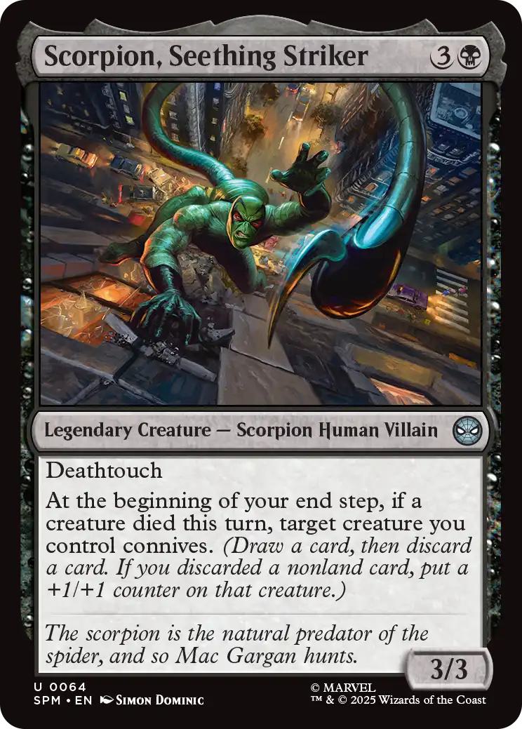 Scorpion, Seething Striker [64] [Marvel's Spider-Man] [Non-Foil]