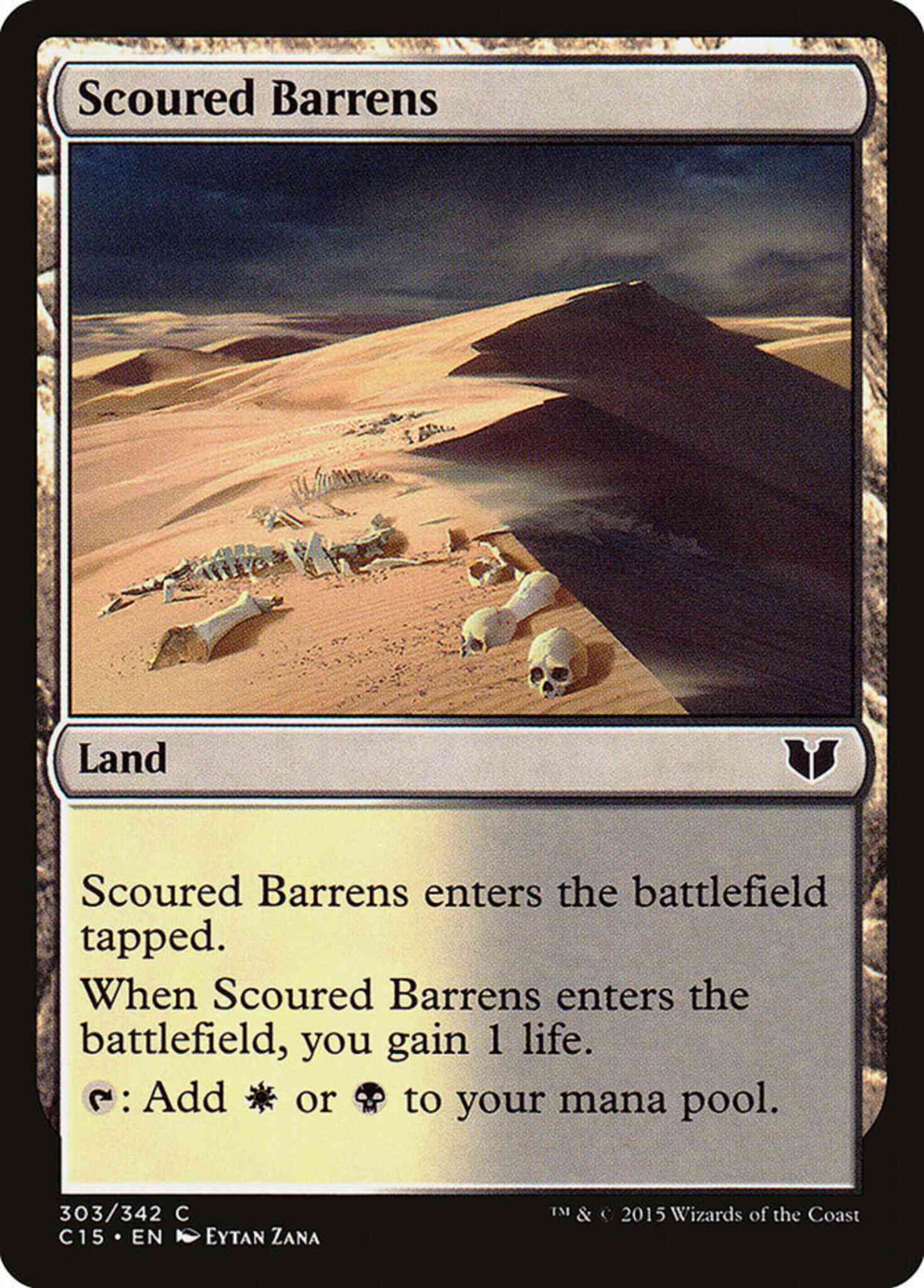 Scoured Barrens [303] [Commander 2015] [Non-Foil]